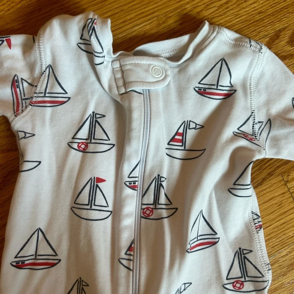 TBBC unisex sailboat pajamas - Picture 3 of 6